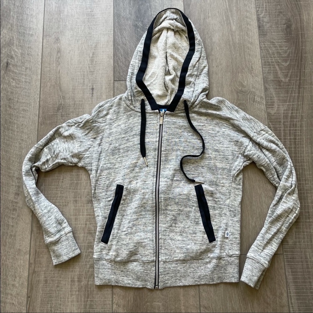 Adidas Originals Heathered Gray Zip Up Hoodie Size XS